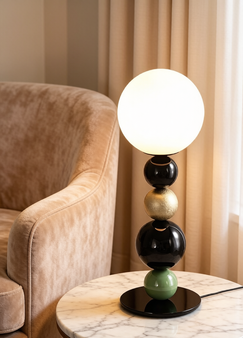 Bubble Ball Stacked Floor Lamp