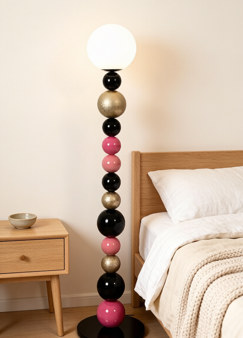 Bubble Ball Stacked Floor Lamp