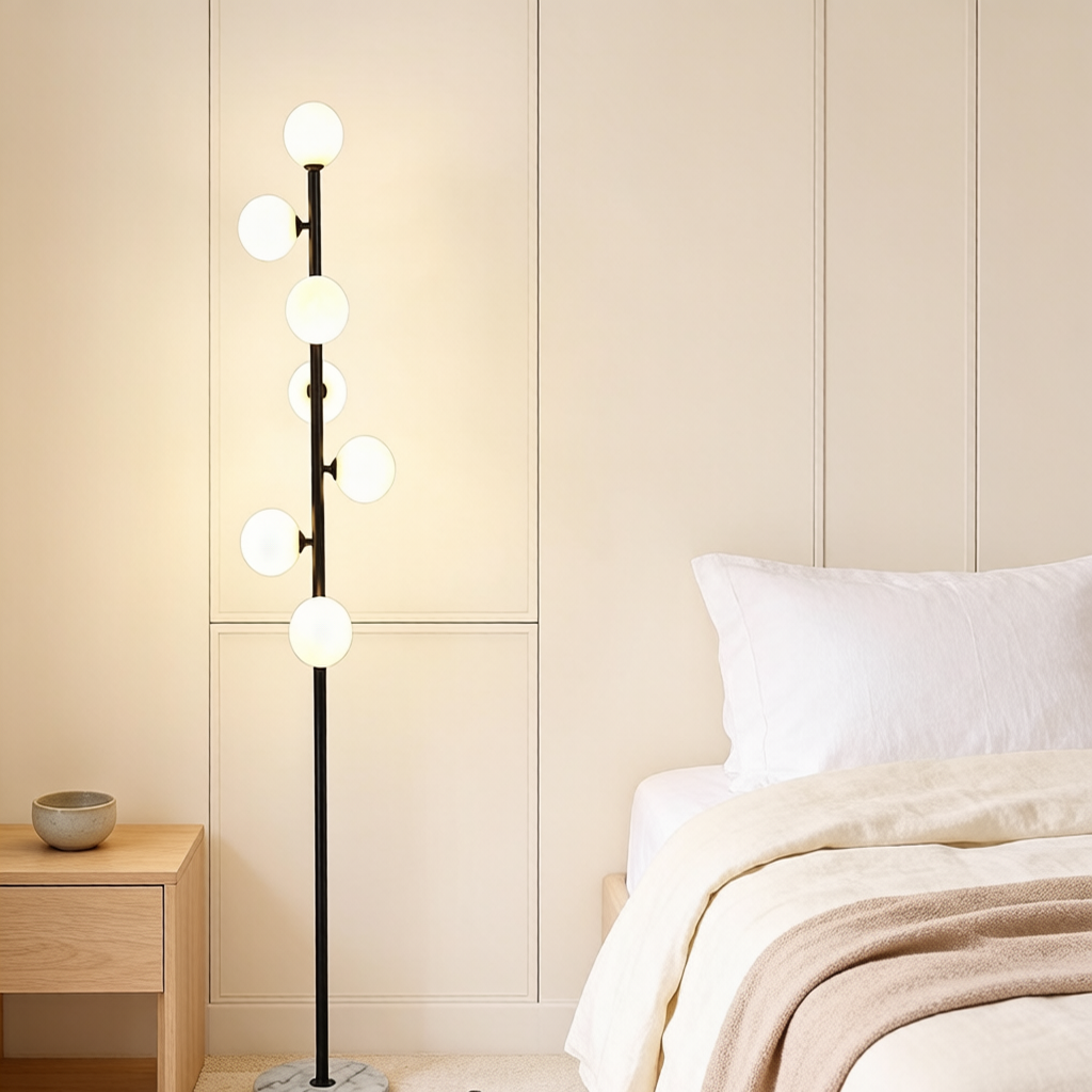 Multi-Globe Tree Branch Floor Lamp