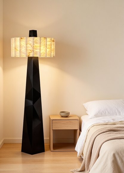 Natural Alabaster Floor Lamp